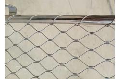 China SS304 Rope Cable Mesh With Frame Customized For Boundary Wall supplier