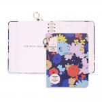 Cute Hardcover Spiral Planner Golden Wire Binding With Stickers / Pocket Folder / Pendant for sale