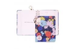 China Cute Hardcover Spiral Planner Golden Wire Binding With Stickers / Pocket Folder / Pendant supplier