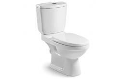 China White Ceramic Washdown Wc Toilet Bowl Two Piece for Bathroom supplier