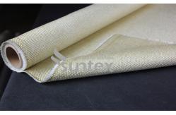 China Vermiculite Coated Fiberglass Fabric For Flexible Compansator supplier