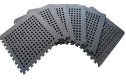 China Swimming Pool 30*30cm 10mm Thick  Non Slip Interlocking Floor Mats supplier