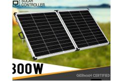 China 250W 300W 400w Foldable Glass Solar Panels Camping Kits supplier