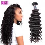 Pre Plucked Human Hair Weave Deep Wave 4x4 Lace Closure With Baby Hair for sale