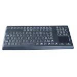 108 IP68 keys washable antimicrobial silicone industrial keyboard for medical for sale