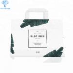 Rigid Glossy White Laminated Gift Bags Offset Printing Book Packaging for sale