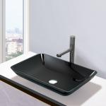 Countertop Mounted Bathroom Wash Basins Smooth Interior And Exterior Handmade for sale