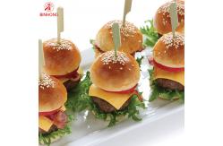 China Flat Surface Pointed Tips 8cm BBQ Bamboo Sticks supplier