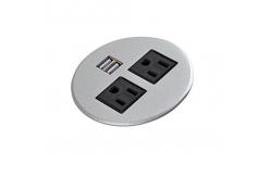 China High Safety Round Power Socket , Round Receptacle Outlet Automatically Ectronics Protection supplier