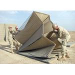 Blast Wall Hesco Bastion Barrier Non - Woven Polypropylene Geotextile Solid Structure for sale