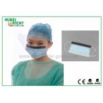 ISO13485 3 Ply Disposable Face Mask OEM With Anti Fog Visor for sale