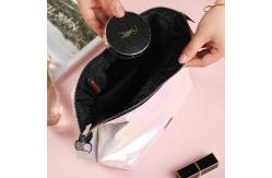 China Multi Purpose Iridescent PU Makeup Bag With Zipper supplier