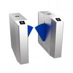 Face Recognition Access Control System Retractable Wing Flap Harga Barrier Gate for sale