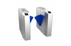 China Face Recognition Access Control System Retractable Wing Flap Harga Barrier Gate supplier