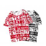 Short Sleeve Mens Cotton All Over Print T Shirt , Full Sublimation T Shirts for sale