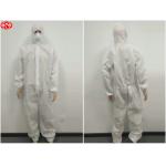Sms Breathable White Blue 50gsm 55gsm Disposable Coveralls Suit for sale