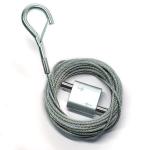 Nickel Paint Zinc Alloy Looping Gripper Wire Suspension Kit For Lighting for sale