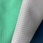 Cleanroom Lint Free Polyester ESD Safety Anti Static Fabric For Lab Clothing