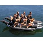 High Quality Large Inflatable Whale Boat For Many Persons , Inflatable Water Games