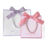 Matte Laminated Paper Gift Bag With Rope Handle For Boutique Gifts for sale