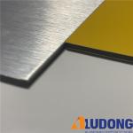 Sparkling ACP Brushed Aluminum Composite Panel 1000mm Length for sale
