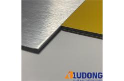 China Sparkling ACP Brushed Aluminum Composite Panel 1000mm Length supplier