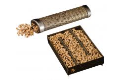 China Square Shape Rectangle BBQ Smoke Generator Sawdust Punch Hole supplier