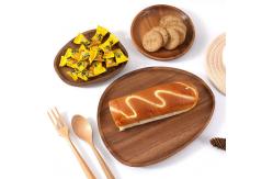 China Solid Wood Irregular Shaped Tableware Dinner Plate Kitchen Supplies supplier