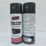 Indoor Outdoor Black Aerosol Spray Paint Anti Faded For Plastic Renews / Revitalizes for sale