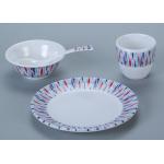 FDA Approved 16pc Melamine Dinnerware Set For Indoor for sale