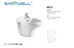 China Ceramic Women Wall Mounted Bidet S Trap 540*360*400mm CE Certification supplier