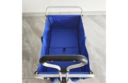 China Customized Collapsible Body Structure PP Wheels Beach Cart Folding Camping Wagon supplier
