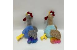 China 2 CLRS Chicken Squeak Toy Customizable Dog Toy BSCI Audit supplier