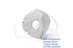 China Anti Virus N95 Face Mask Folding Non Woven Material With Breathing Valve supplier