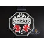 Metal Material Custom Sports Medals Personalized Medallions With Adidas Logo for sale