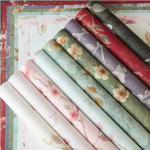 high Grade Mixed Pulp Embossed Flower Wrapping Paper for Chinese Retro Art Printing for sale