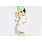 Sleeveless Little Girl Princess Dresses , Floral Jersey Girls Summer Dresses for sale