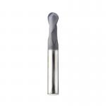 Versatile Metric Carbide Milling Cutter 2 Blade Ball Nose Graphite Endmill for Hard Steel Cutting Applications for sale