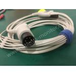 Medical Accessories Edan F2 F3 F6 F9 Fetal Monitor ECG Cable 5 Lead ZEC121 20201119074 Compatible for sale