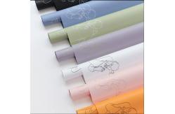 China Bouquet Wrapper Of Florist Translucent Waterproof Wrapping Paper For Flower supplier