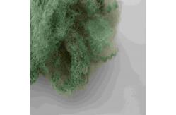 China Environment-Friendly Polyester Staple Fibres Siliconized Green Silicon Fiber supplier