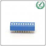 2.54mm ROHS Material Slide Dip Switch , 5 Position 10 Pin Dip Switch for sale
