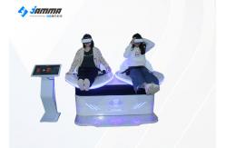 China Double Seats 3 Dof Electronic System VR Slide Simulator With Blue Led Light supplier