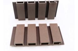 China Plastic Composite Garden Exterior WPC Wall Panel Waterproof WPC Fluted Wall Panel supplier