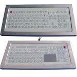 USB Industrial Membrane Desktop Keyboard  , Compact Keyboard With Touchpad