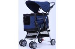China 46x84x94cm Removable Liner Storable Foldable Pet Stroller supplier