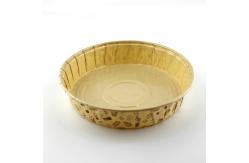China Single Wall Non Stick Baking Cups , Embossing Paper Disposable Baking Molds supplier
