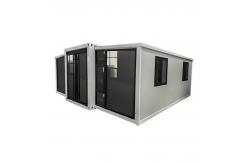 China Expandable Container House With Steel Frame And Weather-resistant Sandwich Panel supplier