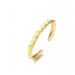 Unisex Vintage Evil Eye Ring Adjustable Enamel Gold Plated Brass Ring for sale