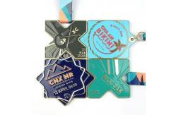 China Custom Running Medals Series Puzzle Awards Personalized Race Medals supplier